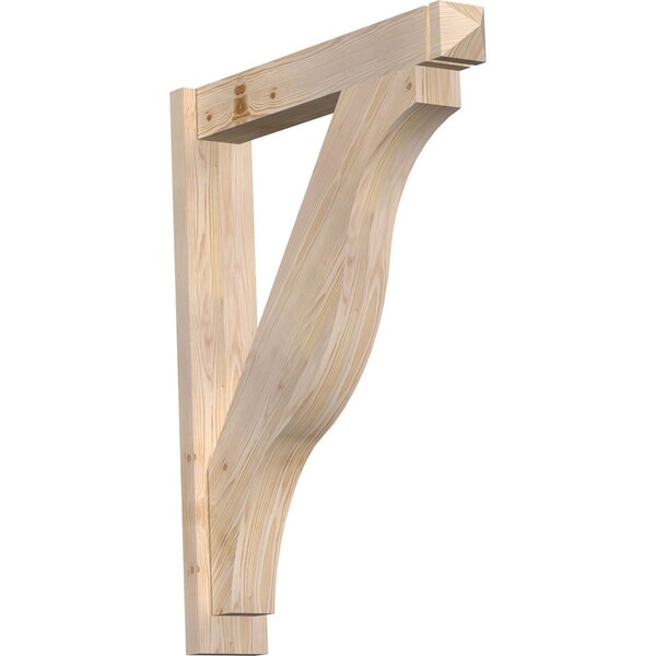 Ekena Millwork Funston Arts & Crafts Smooth Outlooker, Douglas Fir, 5 1/2"W x 30"D x 38"H OUT06X30X38FST03SDF - main